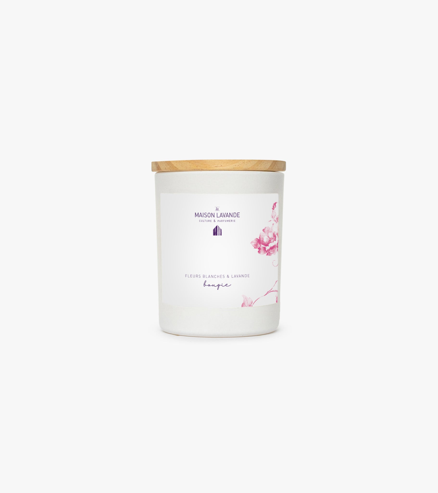 Bougie - Fleurs Blanches & Lavande||Candle - White Flowers & Lavender