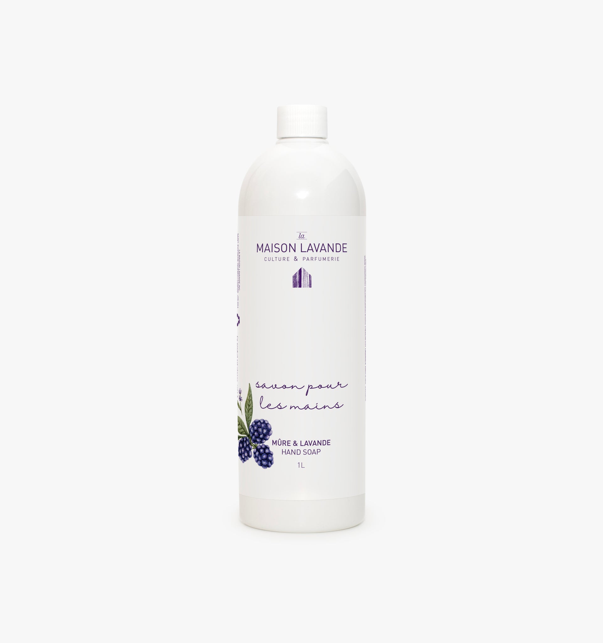 Savon pour les mains - Mûre & lavande||Hand gel soap -  Blackberry & Lavender